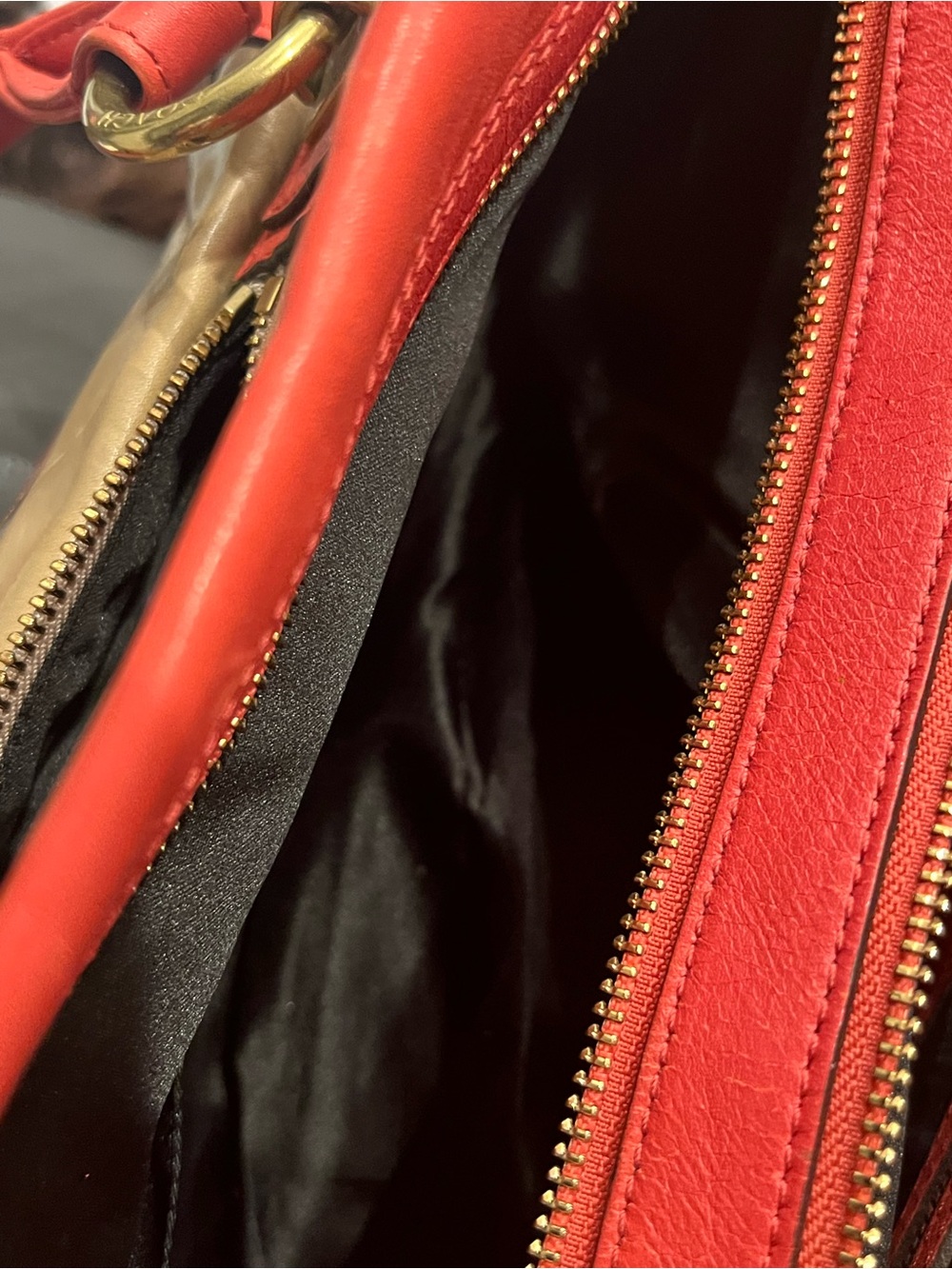 COACH Genuine Leather Double Zip Satchel - Picture 13 of 13